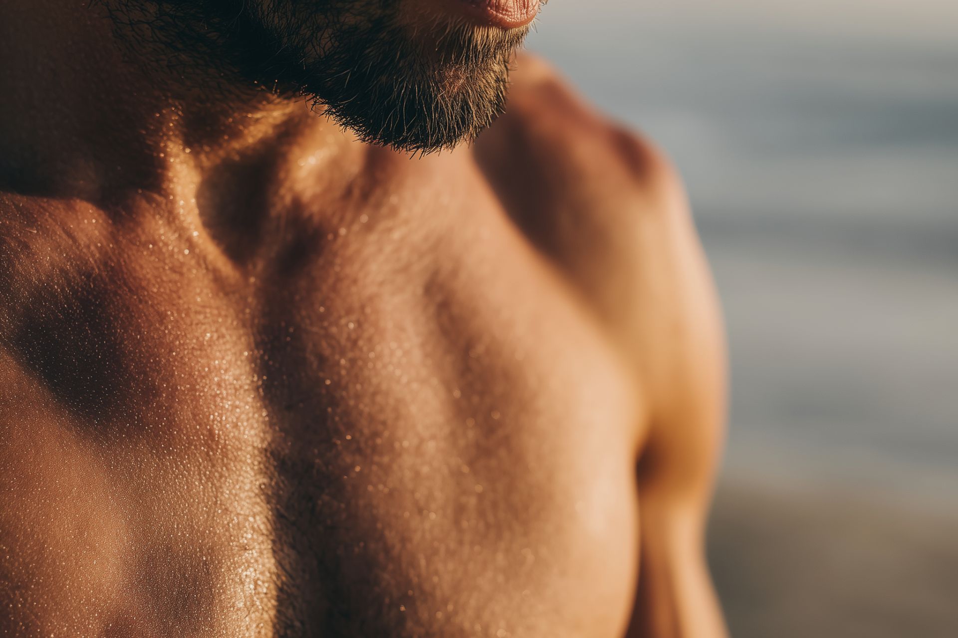 Männerbehandlung im Brustbereich – vergleichbar mit Rücken und Achseln